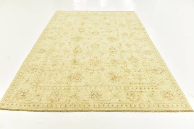 Detail image of 6' 10 x 9' 6 Hand Knotted Peshawar Ziegler Rug