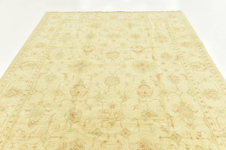 Detail image of 6' 10 x 9' 6 Hand Knotted Peshawar Ziegler Rug