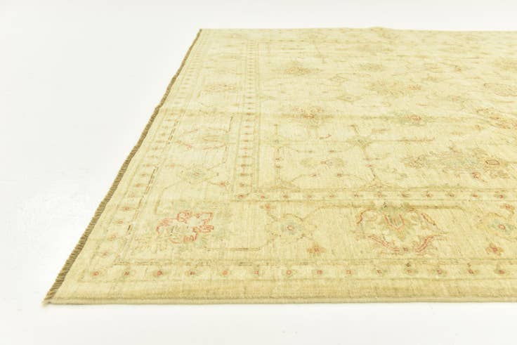 Detail image of 6' 10 x 9' 6 Hand Knotted Peshawar Ziegler Rug