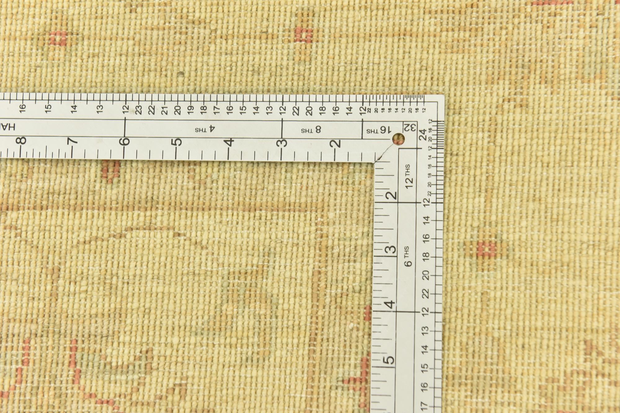 7' x 9' 7 Hand Knotted Peshawar Ziegler Rug