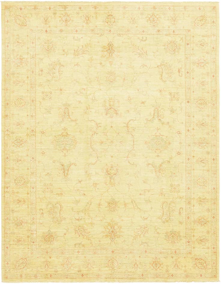 Detail image of 7' x 9' 7 Hand Knotted Peshawar Ziegler Rug
