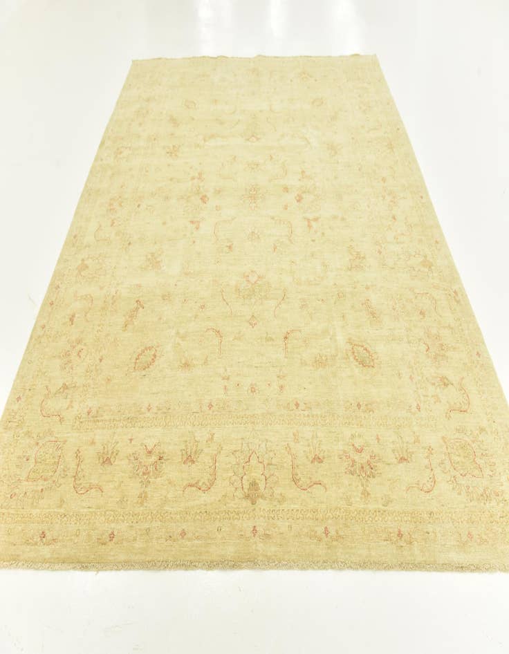 Detail image of 8' 2 x 9' 10  Hand Knotted Peshawar Ziegler Rug