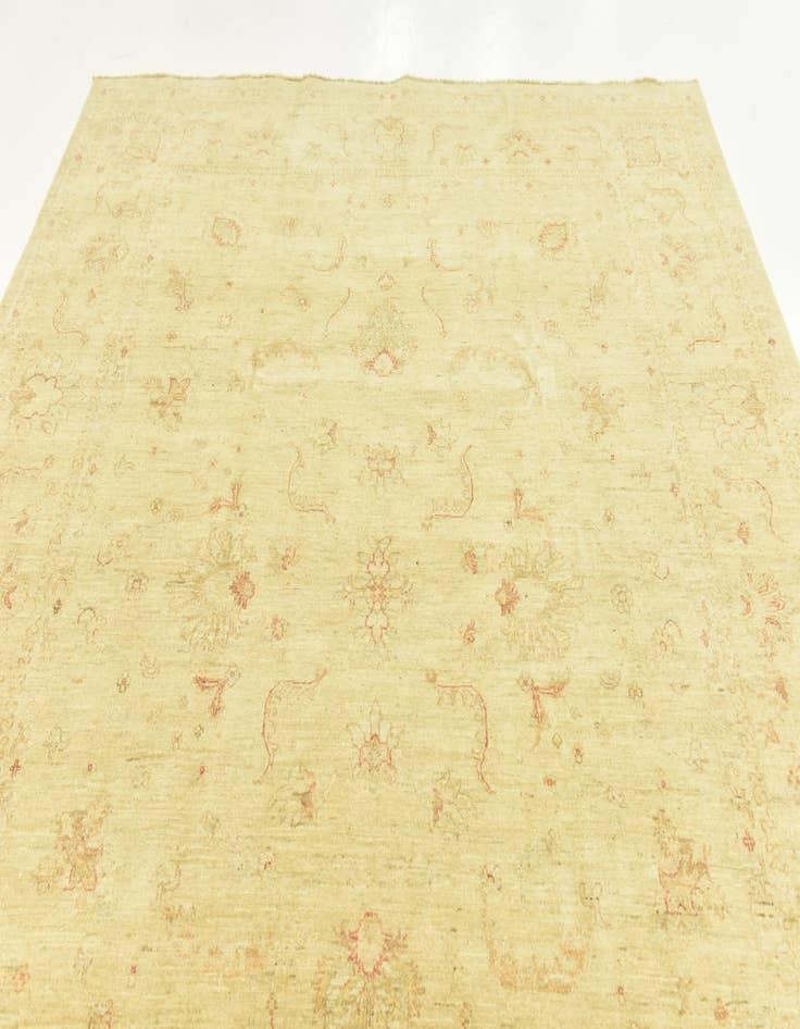 Detail image of 8' 2 x 9' 10  Hand Knotted Peshawar Ziegler Rug