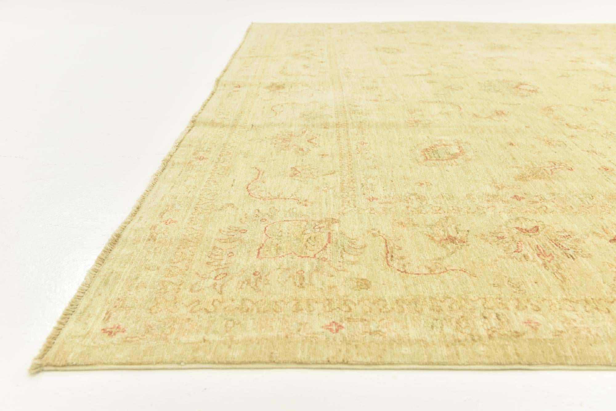 8' 2 x 9' 10 Hand Knotted Peshawar Ziegler Rug