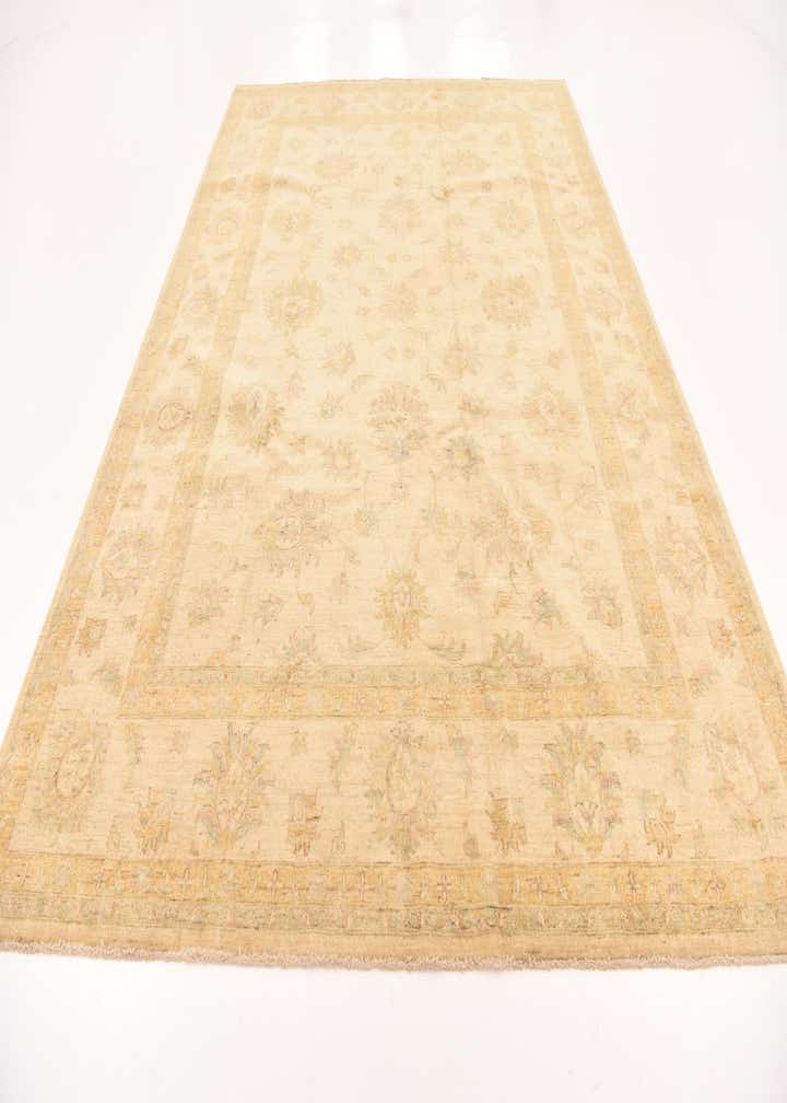 8' 9 x 12' Hand Knotted Peshawar Ziegler Rug