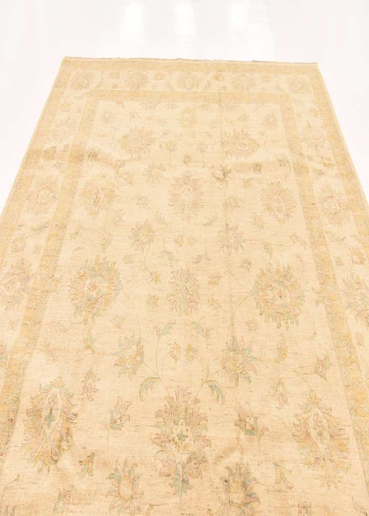 8' 9 x 12' Hand Knotted Peshawar Ziegler Rug