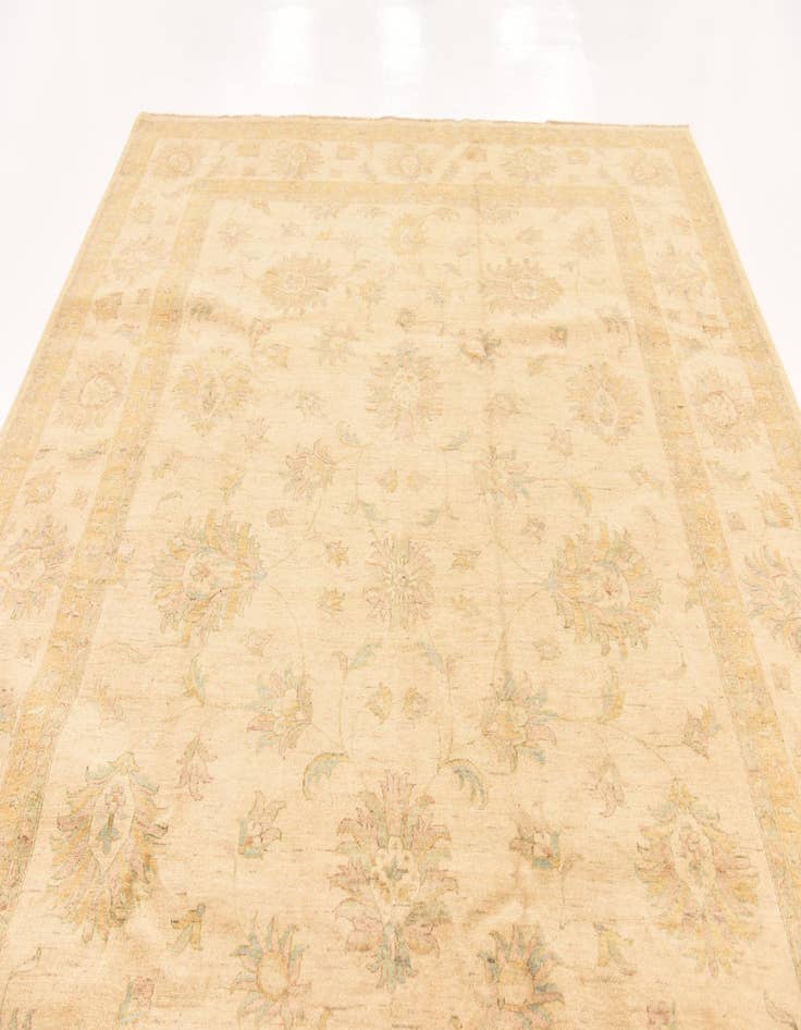 Detail image of 8' 9 x 12' Hand Knotted Peshawar Ziegler Rug