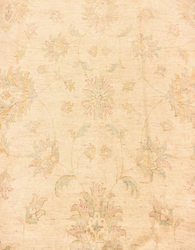 Detail image of 8' 9 x 12' Hand Knotted Peshawar Ziegler Rug