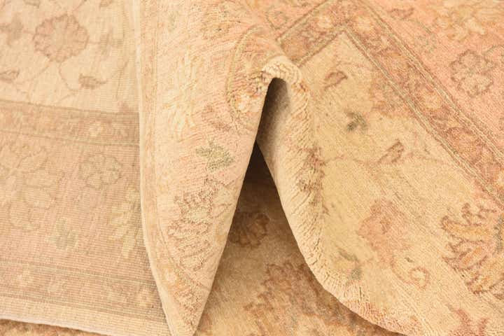 5' 9 x 8' Hand Knotted Peshawar Ziegler Rug