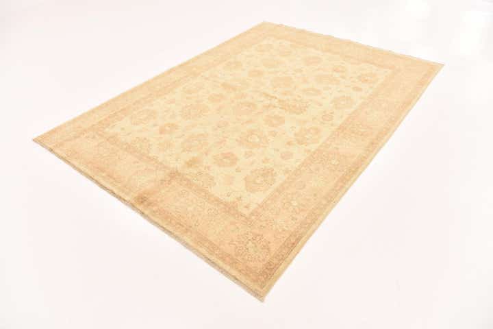 5' 9 x 8' Hand Knotted Peshawar Ziegler Rug