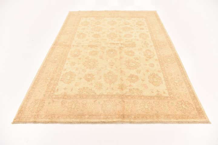 5' 9 x 8' Hand Knotted Peshawar Ziegler Rug