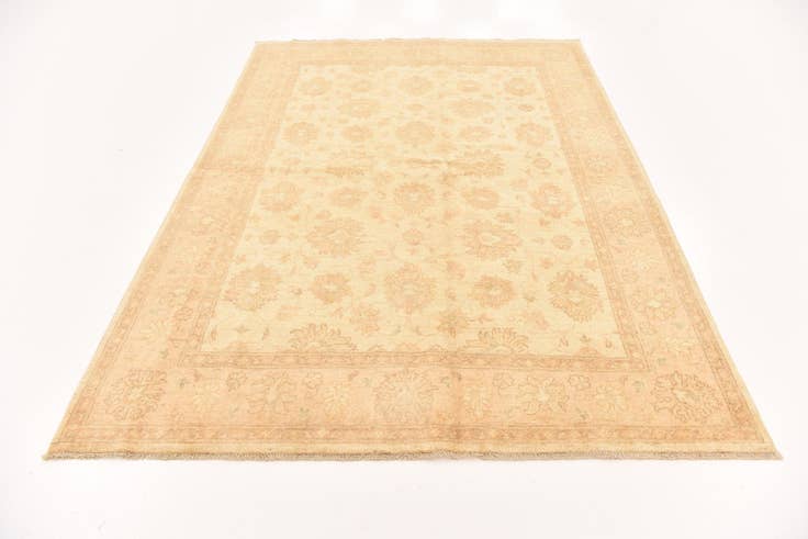 Detail image of 5' 9 x 8' Hand Knotted Peshawar Ziegler Rug