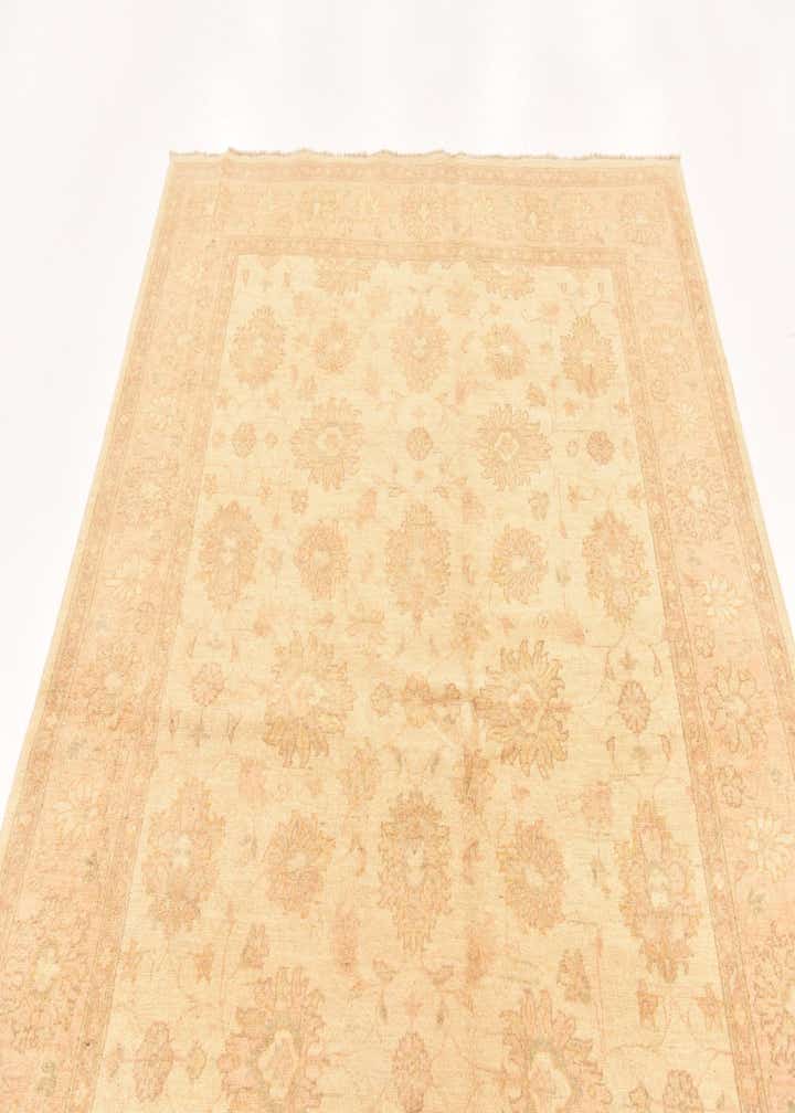 5' 9 x 8' Hand Knotted Peshawar Ziegler Rug