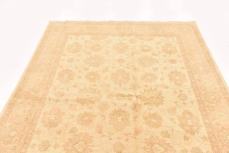 Detail image of 5' 9 x 8' Hand Knotted Peshawar Ziegler Rug