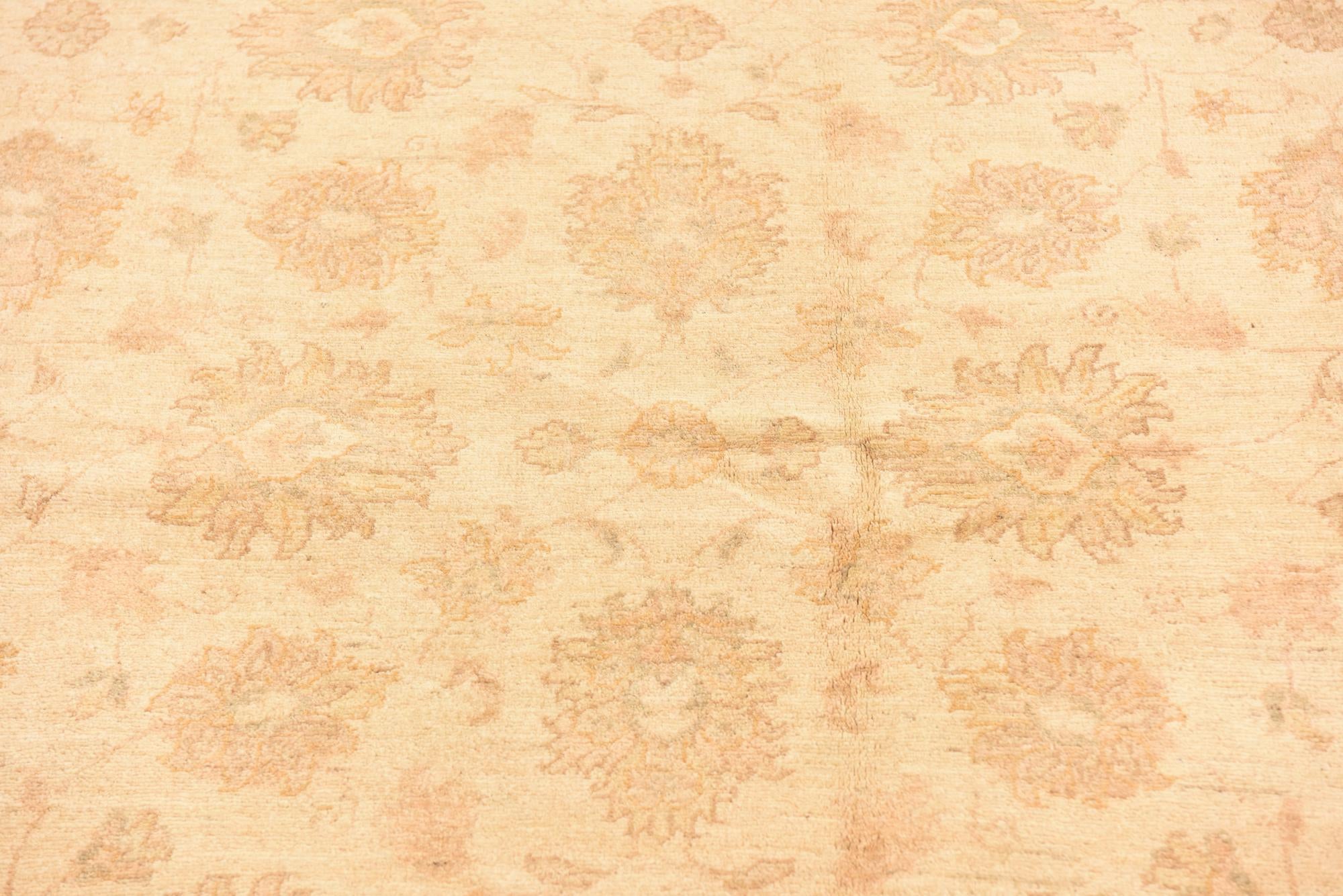 5' 9 x 8' Hand Knotted Peshawar Ziegler Rug