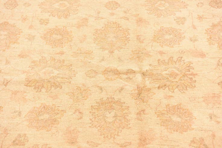 Detail image of 5' 9 x 8' Hand Knotted Peshawar Ziegler Rug