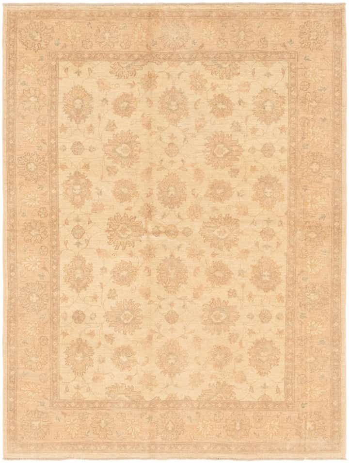 5' 9 x 8' Hand Knotted Peshawar Ziegler Rug