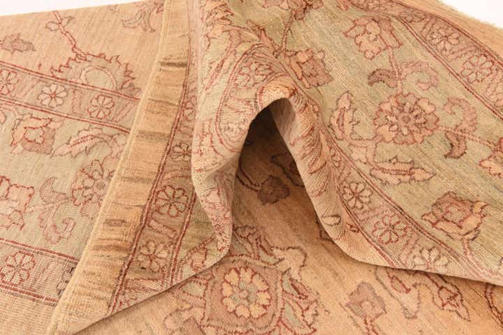 9' x 12' 2 Hand Knotted Peshawar Ziegler Rug