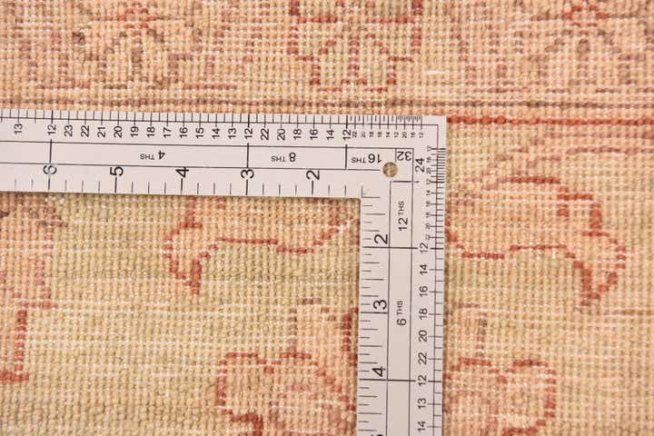 9' x 12' 2 Hand Knotted Peshawar Ziegler Rug