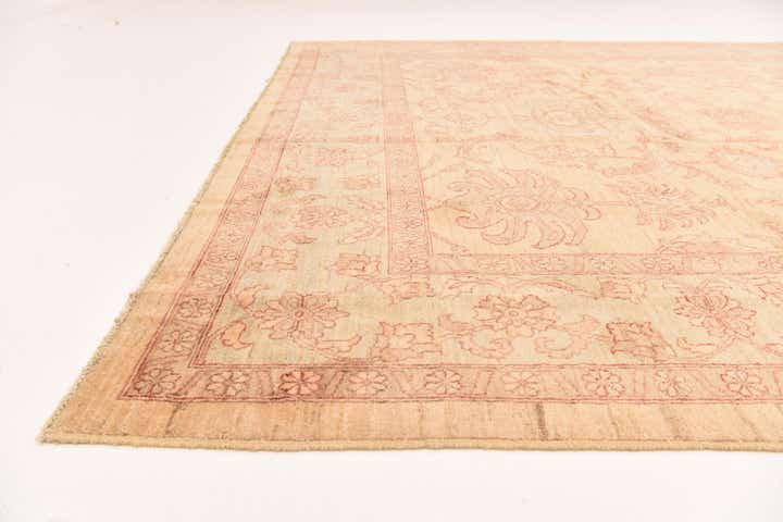 9' x 12' 2 Hand Knotted Peshawar Ziegler Rug