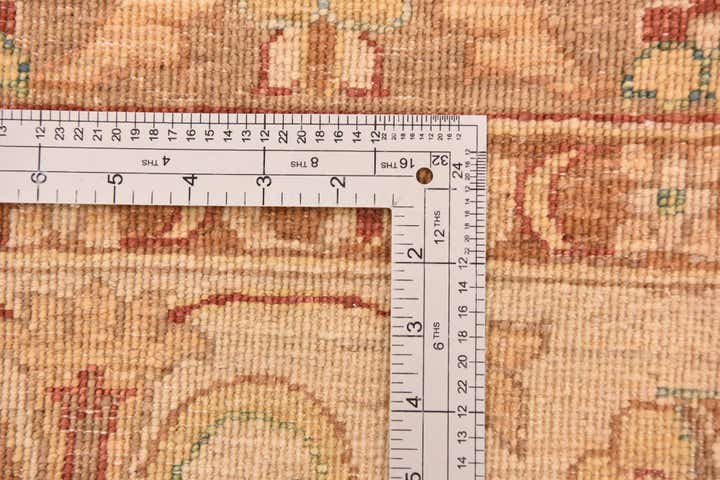 8' 10 x 12' 3 Hand Knotted Peshawar Ziegler Rug