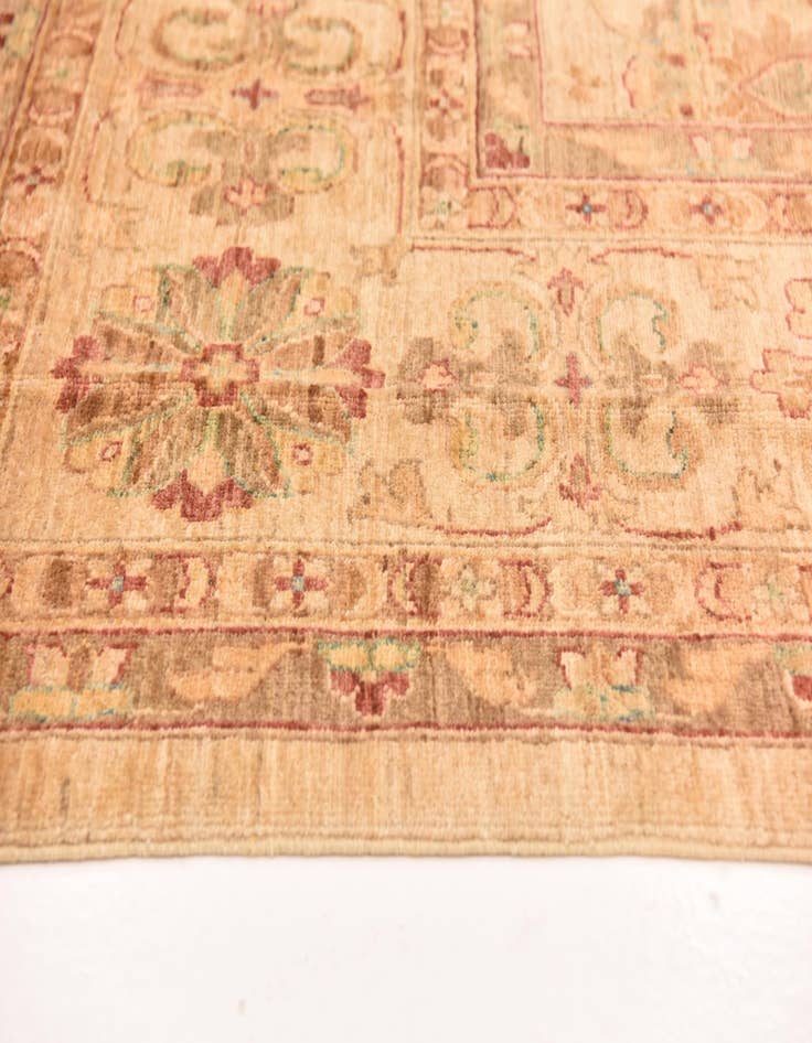 Detail image of 8' 10 x 12' 3  Hand Knotted Peshawar Ziegler Rug