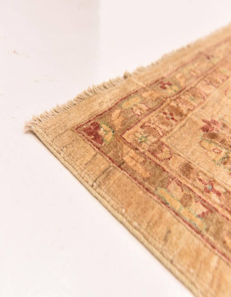 Detail image of 8' 10 x 12' 3  Hand Knotted Peshawar Ziegler Rug