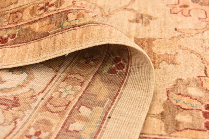 8' 10 x 12' 3 Hand Knotted Peshawar Ziegler Rug
