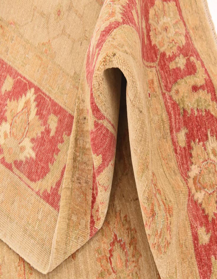 Detail image of 5' 7 x 7' 8  Hand Knotted Peshawar Ziegler Rug