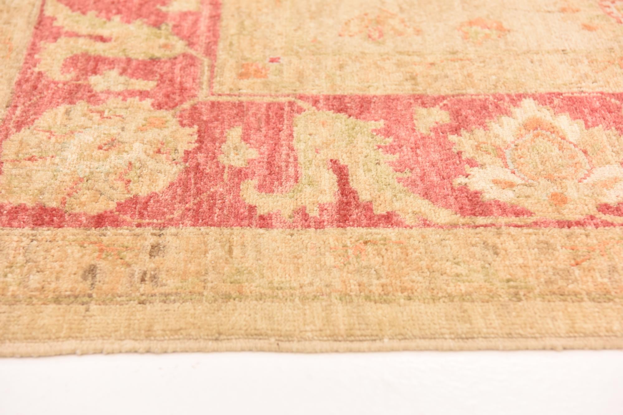 5' 7 x 7' 8 Hand Knotted Peshawar Ziegler Rug