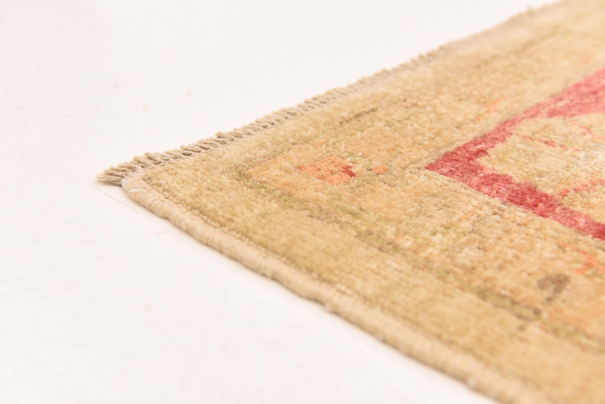 5' 7 x 7' 8 Hand Knotted Peshawar Ziegler Rug