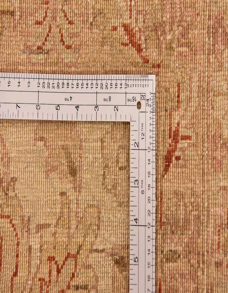 Detail image of 13' x 17' 6  Hand Knotted Peshawar Ziegler Rug
