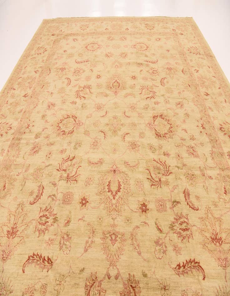 Detail image of 13' x 17' 6  Hand Knotted Peshawar Ziegler Rug