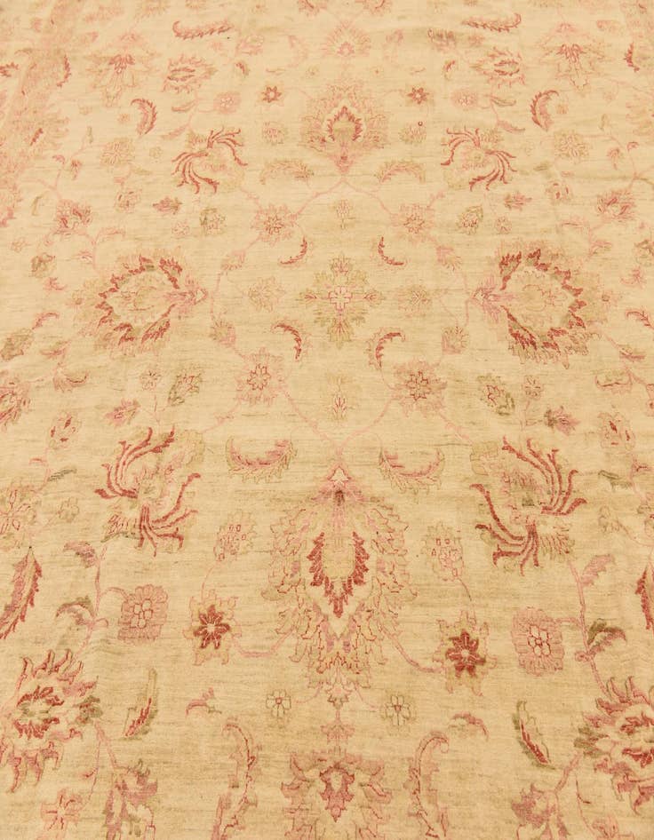 Detail image of 13' x 17' 6  Hand Knotted Peshawar Ziegler Rug