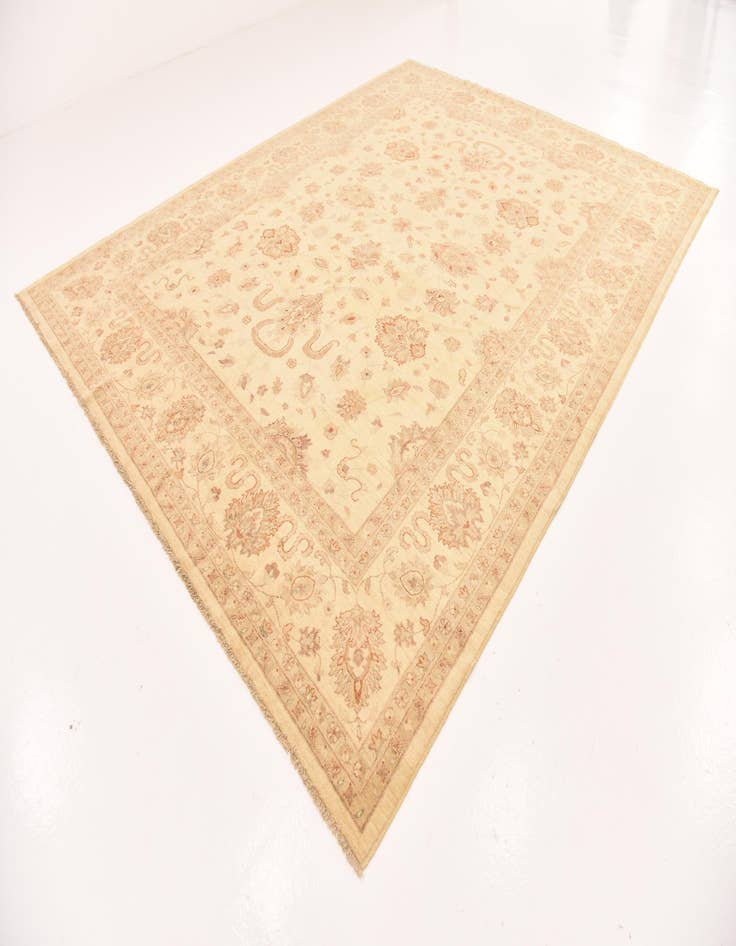 Detail image of 9' 9 x 12' 8 Hand Knotted Peshawar Ziegler Rug