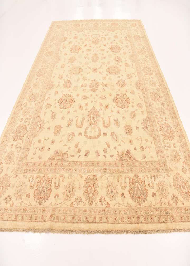 9' 9 x 12' 8 Hand Knotted Peshawar Ziegler Rug