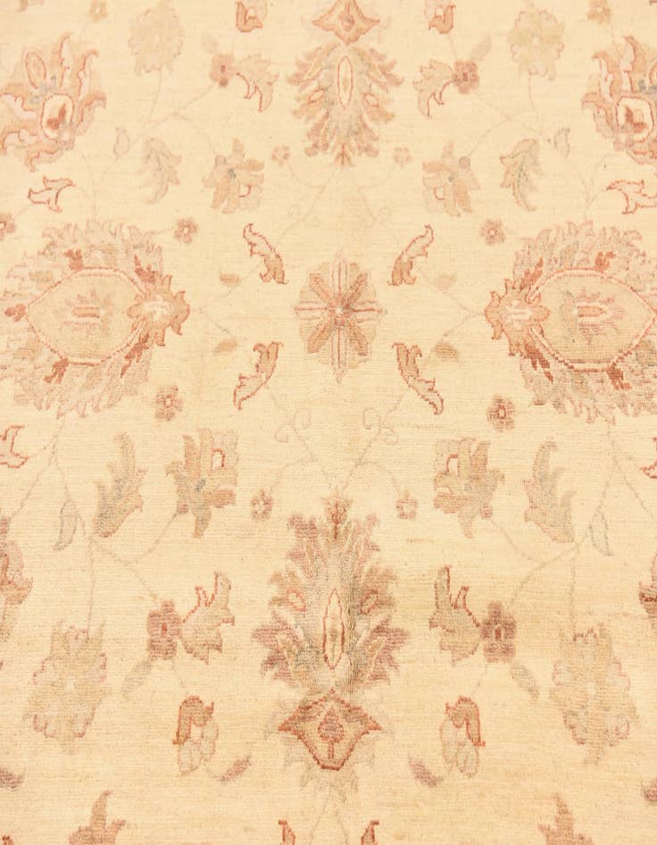 Detail image of 9' 9 x 12' 8 Hand Knotted Peshawar Ziegler Rug