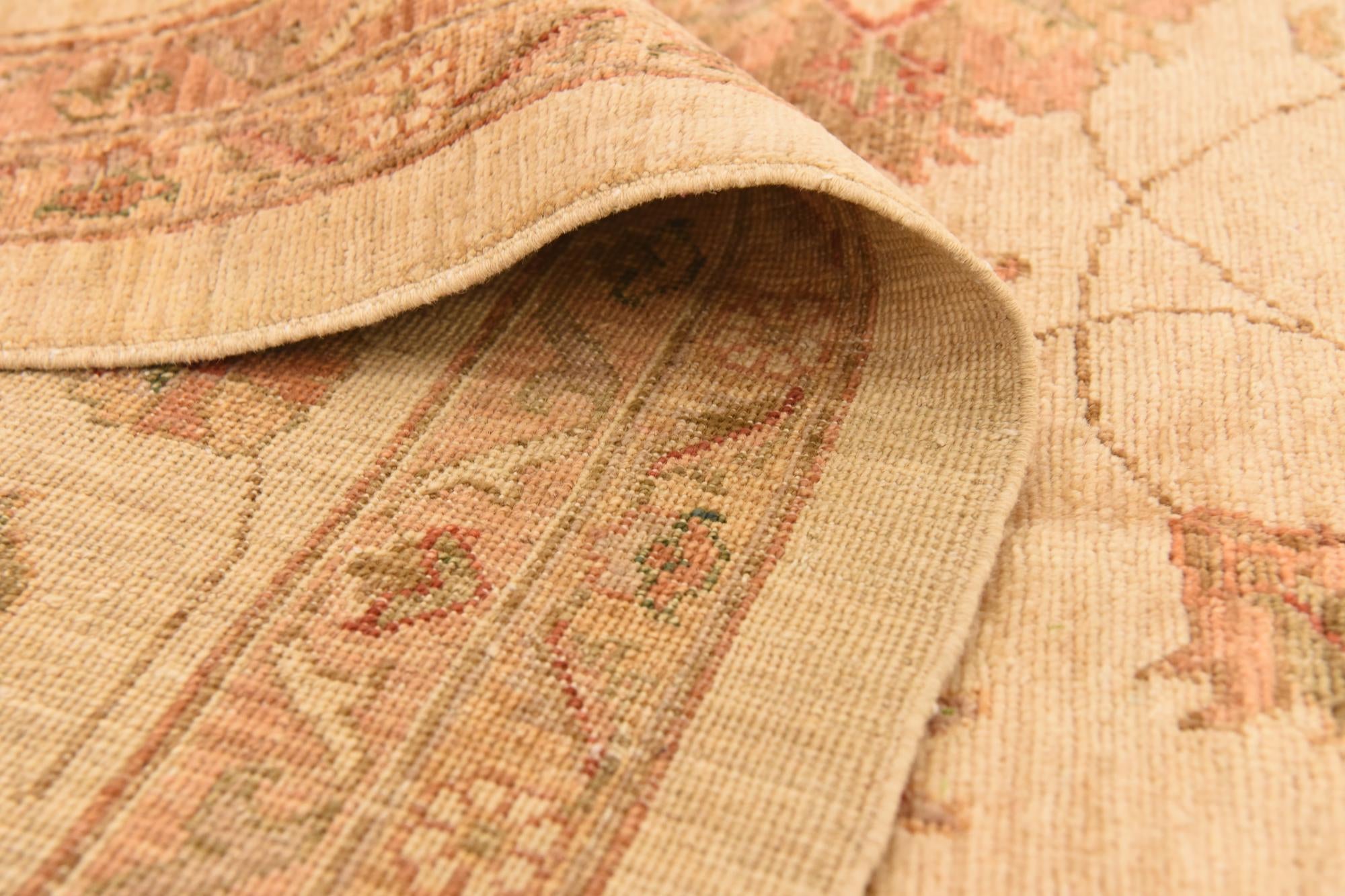 9' 10 x 13' Hand Knotted Peshawar Ziegler Rug