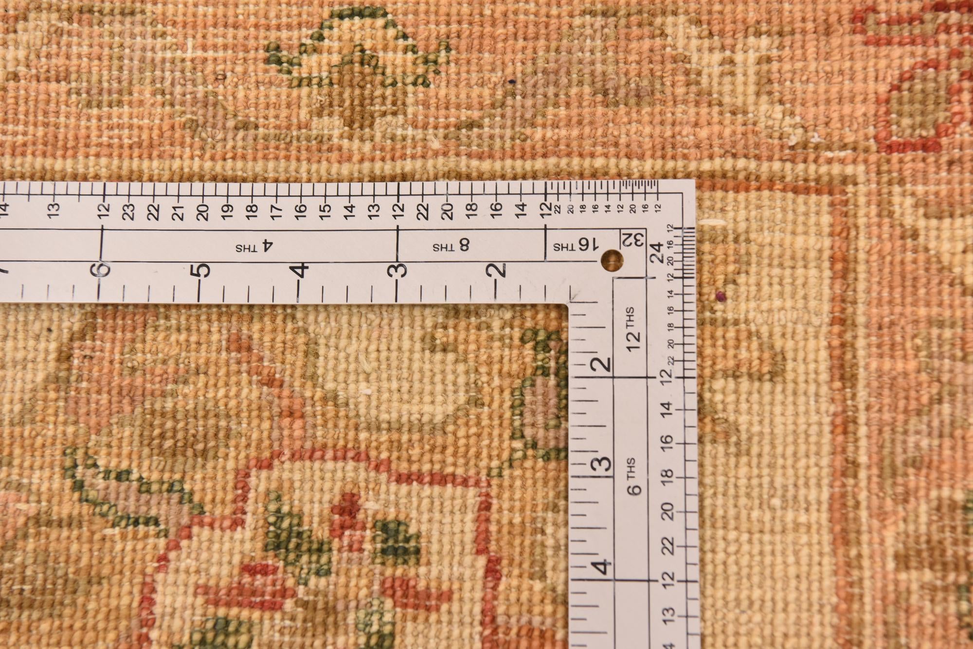 9' 10 x 13' Hand Knotted Peshawar Ziegler Rug