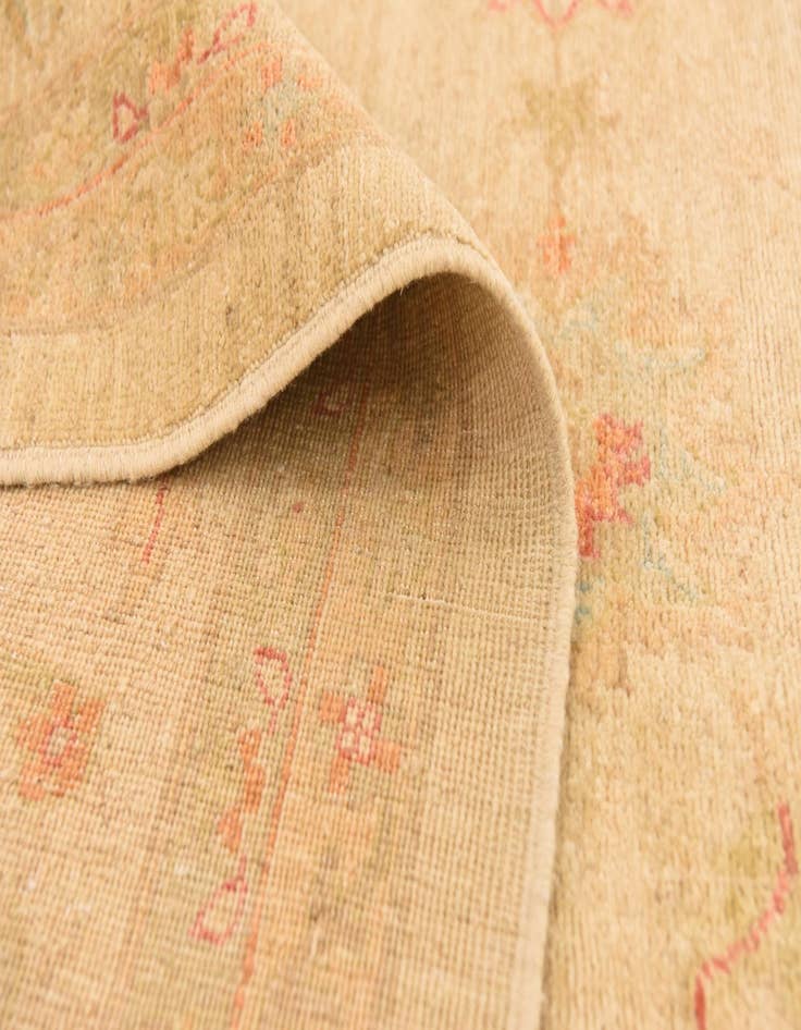 Detail image of 9' 9 x 12' 10  Hand Knotted Peshawar Ziegler Rug