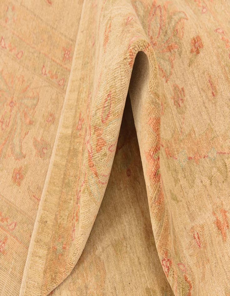 Detail image of 9' 9 x 12' 10  Hand Knotted Peshawar Ziegler Rug