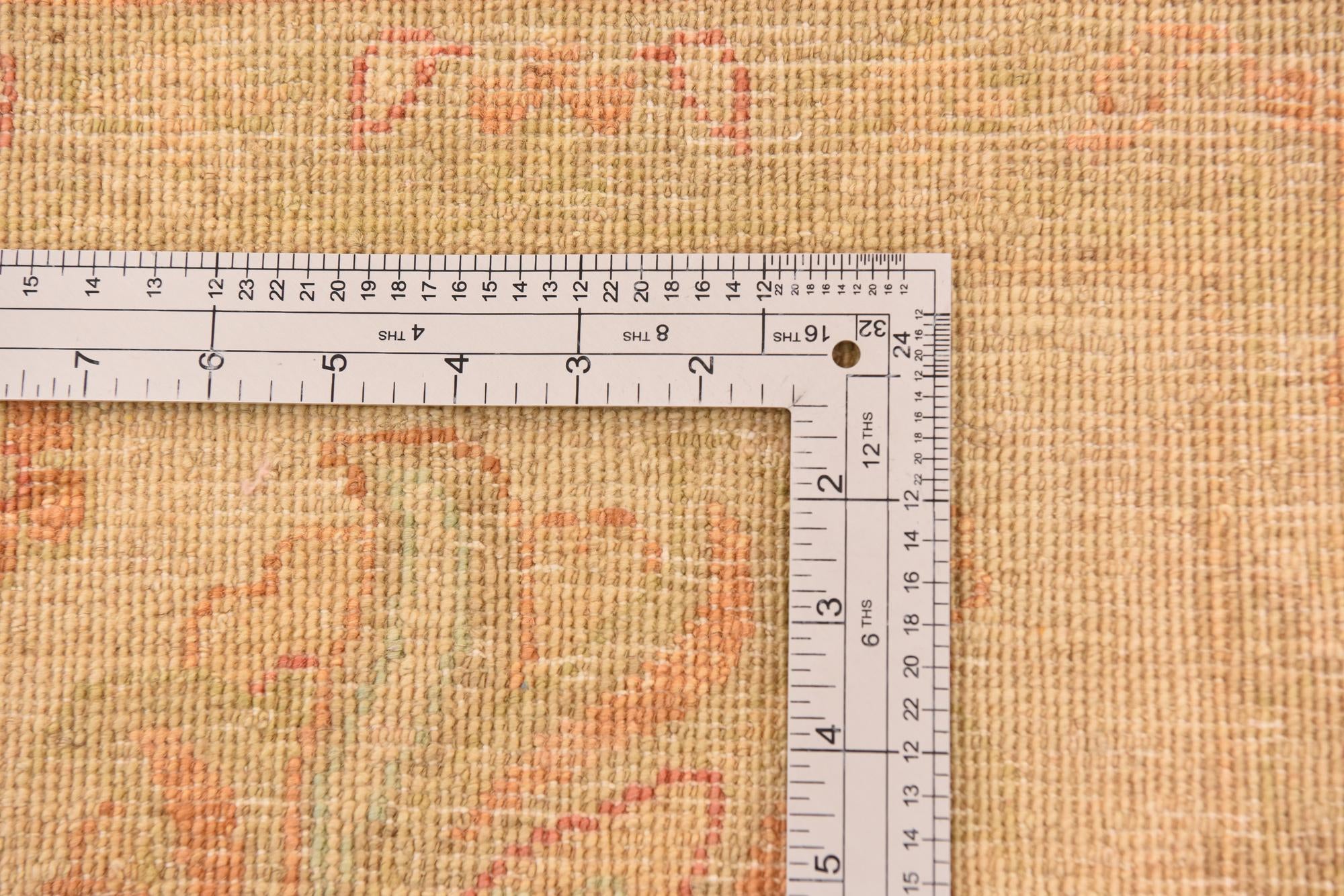 9' 9 x 12' 10 Hand Knotted Peshawar Ziegler Rug