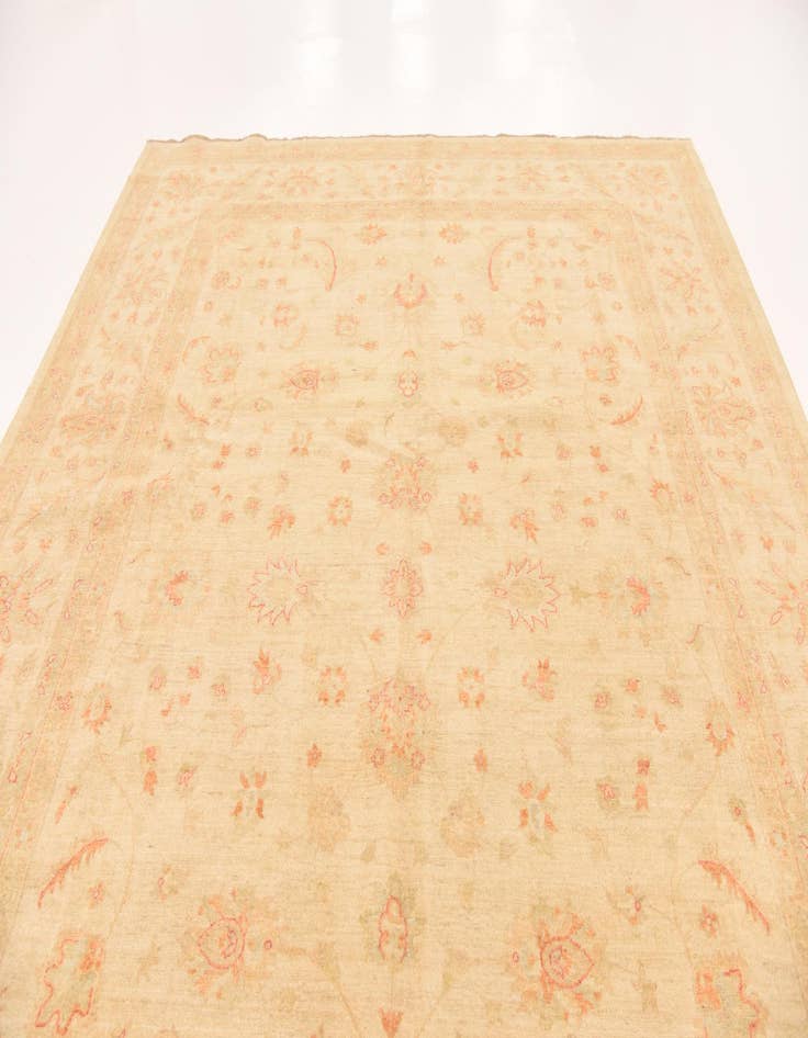 Detail image of 9' 9 x 12' 10  Hand Knotted Peshawar Ziegler Rug