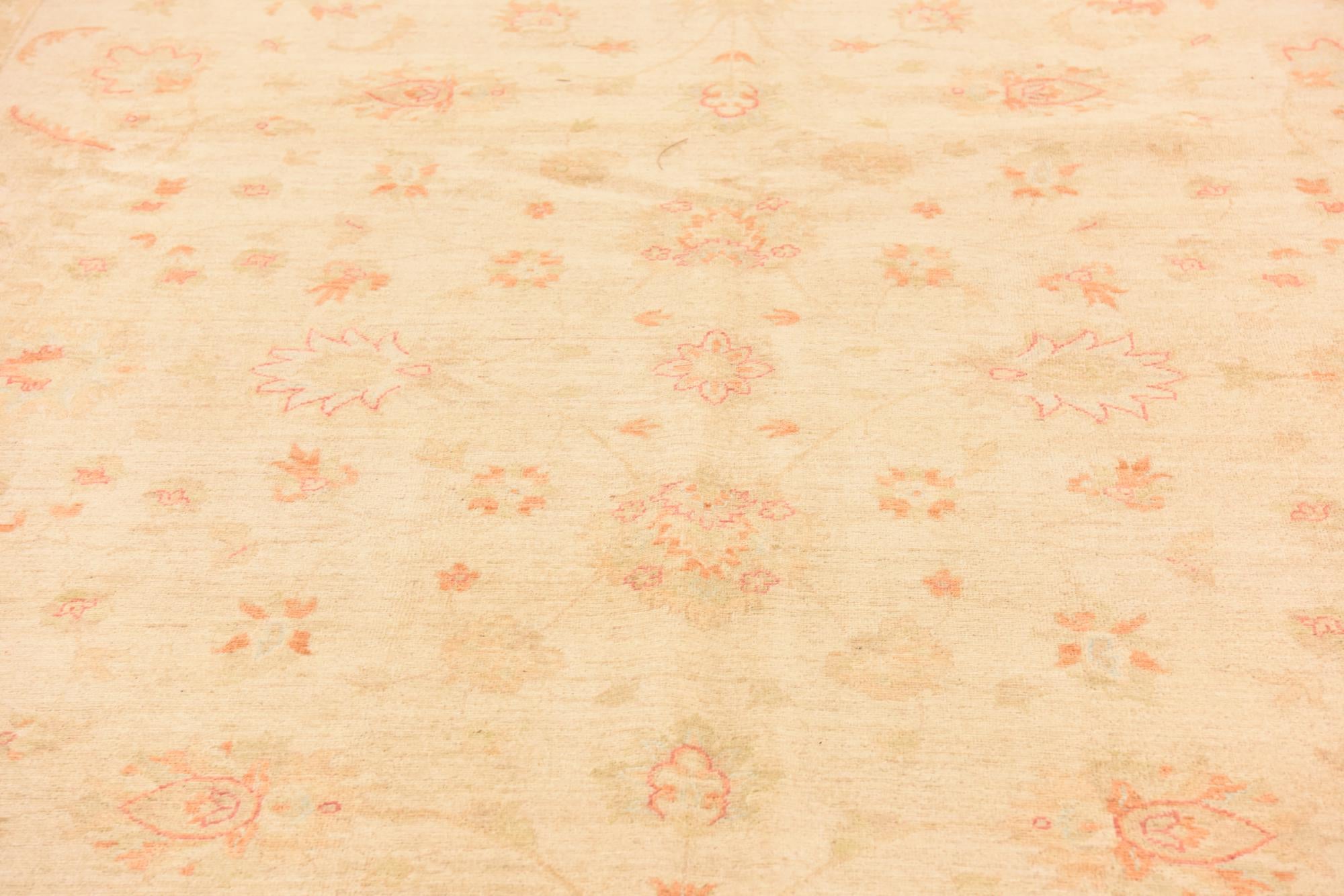 9' 9 x 12' 10 Hand Knotted Peshawar Ziegler Rug