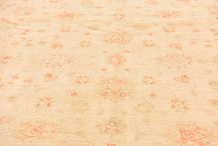 Detail image of 9' 9 x 12' 10 Hand Knotted Peshawar Ziegler Rug