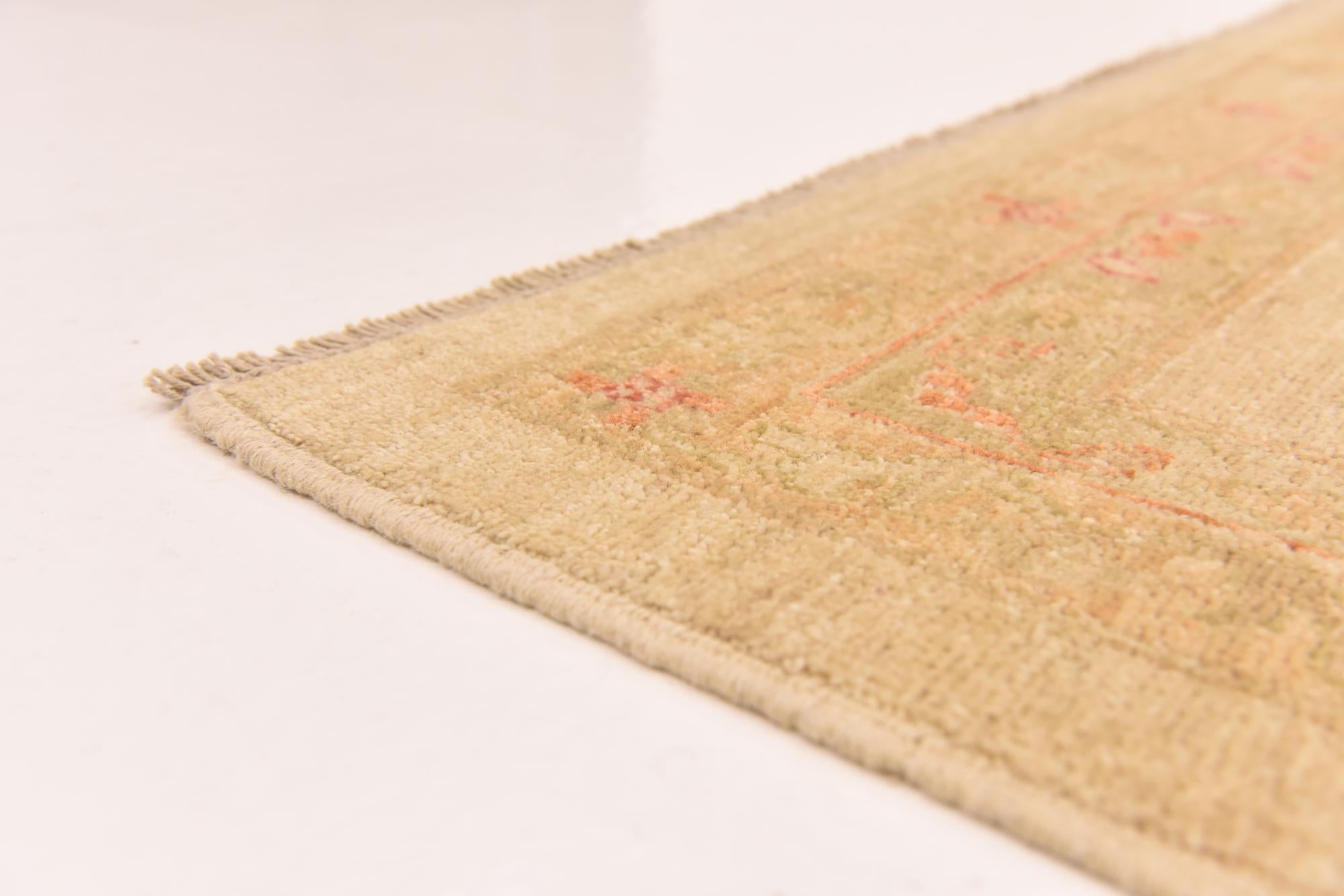 9' 9 x 12' 10 Hand Knotted Peshawar Ziegler Rug