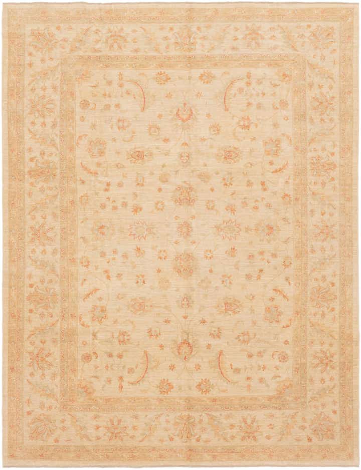 9' 9 x 12' 10 Hand Knotted Peshawar Ziegler Rug