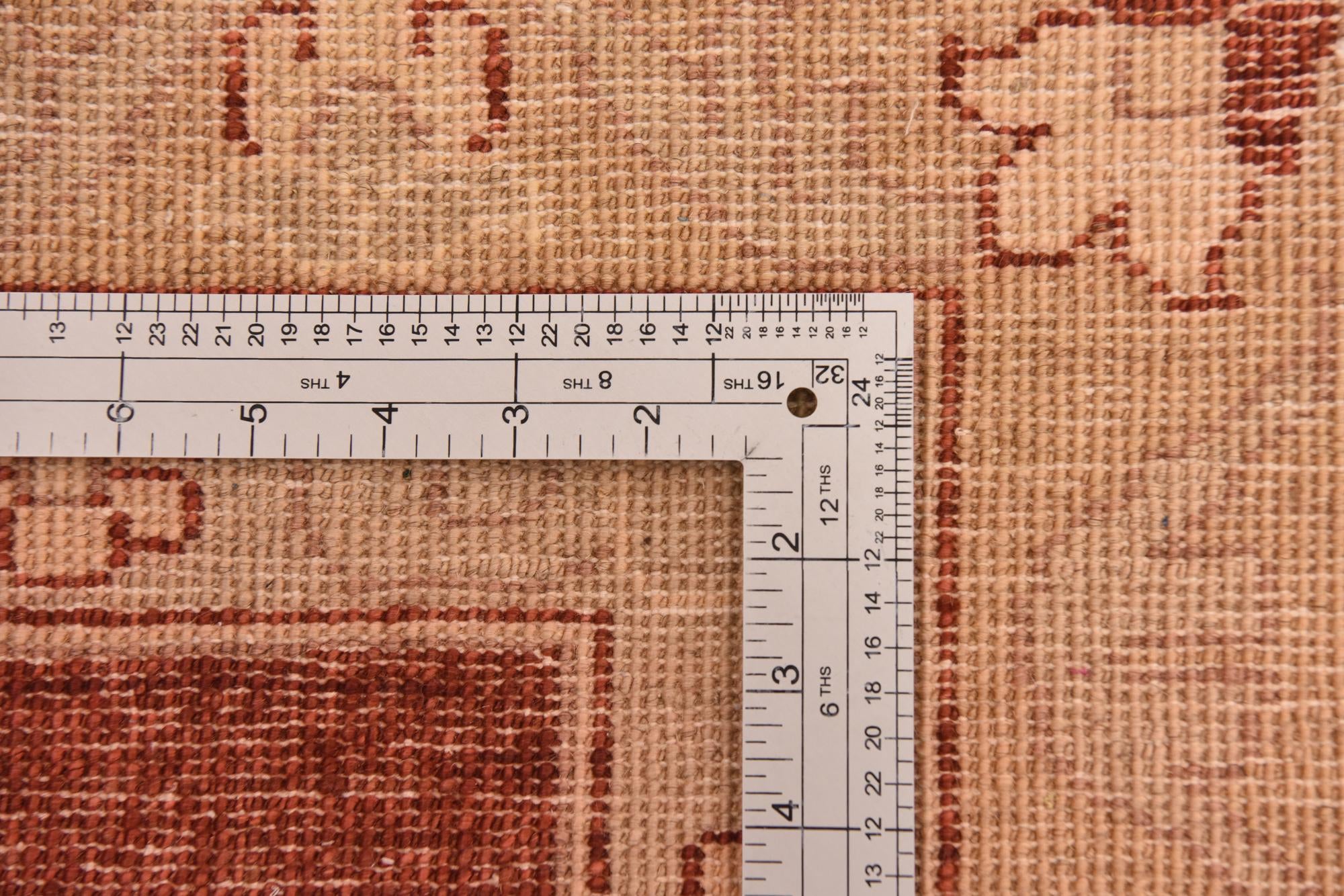 15' 10 x 19' 5 Hand Knotted Peshawar Ziegler Rug
