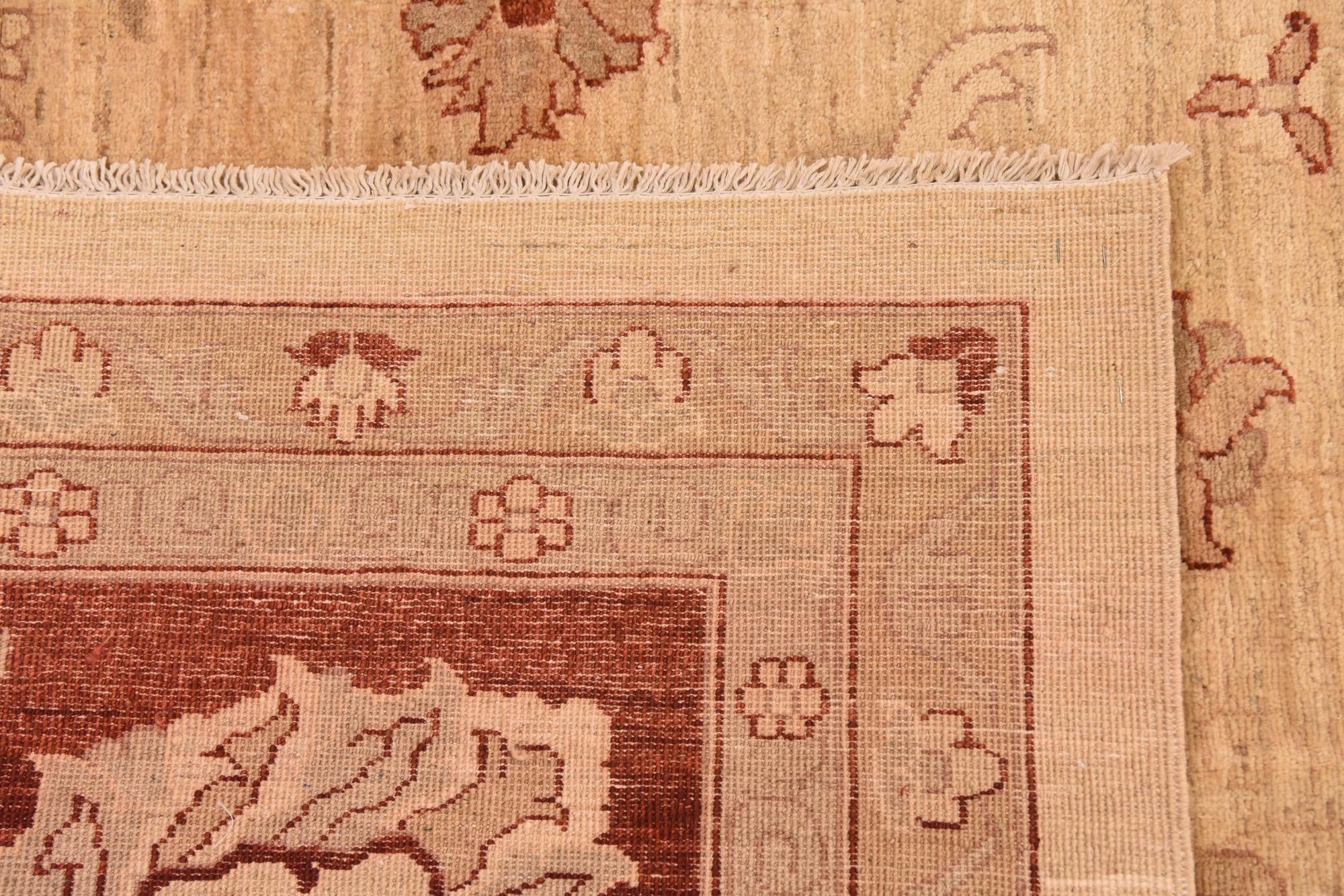 15' 10 x 19' 5 Hand Knotted Peshawar Ziegler Rug