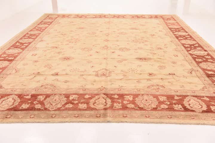 15' 10 x 19' 5 Hand Knotted Peshawar Ziegler Rug